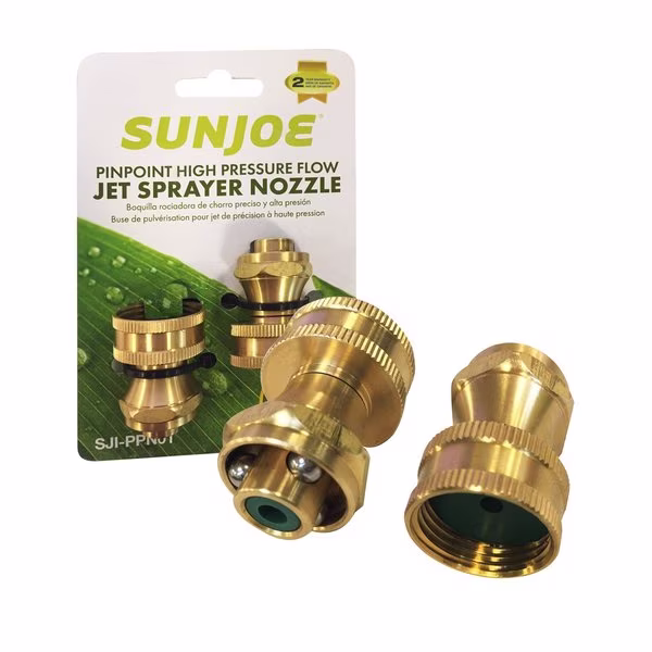 Pinpoint High Pressure Flow Jet Sprayer Power Nozzle | 2-Pack, Aqua Joe, Mfr#: SJI-PPN01